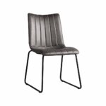 Tower Living Eetkamerstoel Bunol Microvezel Savannah Anthracite (2)