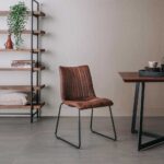 Tower Living Eetkamerstoel Bunol Microvezel Savannah Dark Brown Sfeerfoto (2)