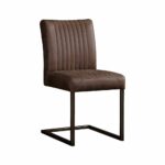 Tower Living Eetkamerstoel Ferro Microvezel Savannah Dark Brown 1078 03 (2)