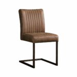 Tower Living Eetkamerstoel Ferro Microvezel Savannah Light Brown 1049 (2)