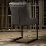 Tower Living Eetkamerstoel Ferro Microvezel Savannah Anthracite