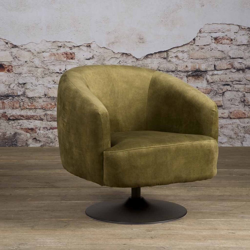 Tower Living Fauteuil Barga Stof Bliss 19 Green