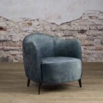 Tower Living Fauteuil Bondo Stof Bliss 18 Blue