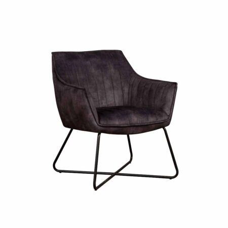 Tower Living Fauteuil Monte Stof Adore 29 Anthracite (2)