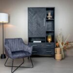 Tower Living Fauteuil Monte Stof Adore 29 Antracite Grey