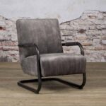 Tower Living Fauteuil Riva Stof Adore 29 Anthracite