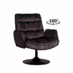 Tower Living Fauteuil Tropea Stof Adore Dark Grey 29 (2)