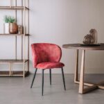 Tower Living Eetkamerstoel Perano Stof Adore Dark Peach 23 Sfeerfoto