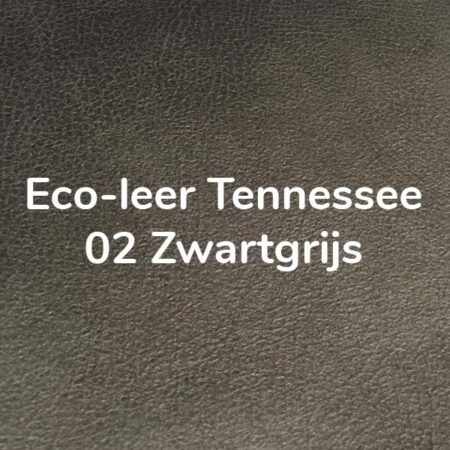 Eco-leder Tennessee Zwartgrijs (02)