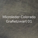 Microleder Colorado Grafietzwart 01