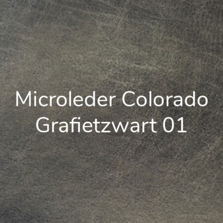 Microleder Colorado Grafietzwart 01