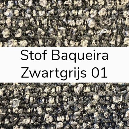 Stof Baqueira Zwartgrijs 01