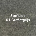 Stof Lido 1 Grafietgrijs