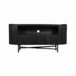 Tv-meubel Japandi 120 cm Mango Zwart