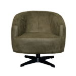 Fauteuil Macone - Eco leer Bull 59 Moss Vooraanzicht