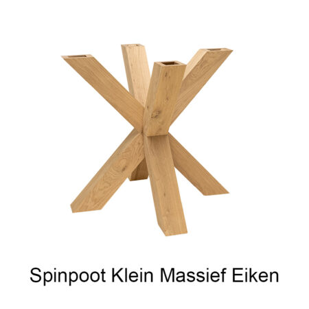 Tafel Spinpoot Klein Massief Eiken