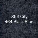 Stof City 464 Black Blue