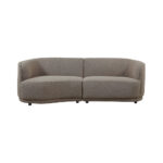 Tower Living Bank Leicester Bench Round Links 2,4 zits Stof Copenhagen 903 taupe