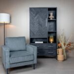 Tower Living Fauteuil Norwich Stof Lara 26 Dusty Grey