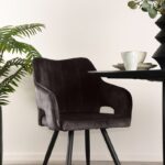 LABEL51 Eetkamerstoel Noud Stof Adore Anthracite 68