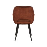 LABEL51 Eetkamerstoel Chair Fer Rust Velours 60x59x87 cm Achter.jpg