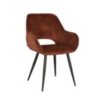 LABEL51 Eetkamerstoel Chair Fer Rust Velours 60x59x87 cm Perspectief.jpg