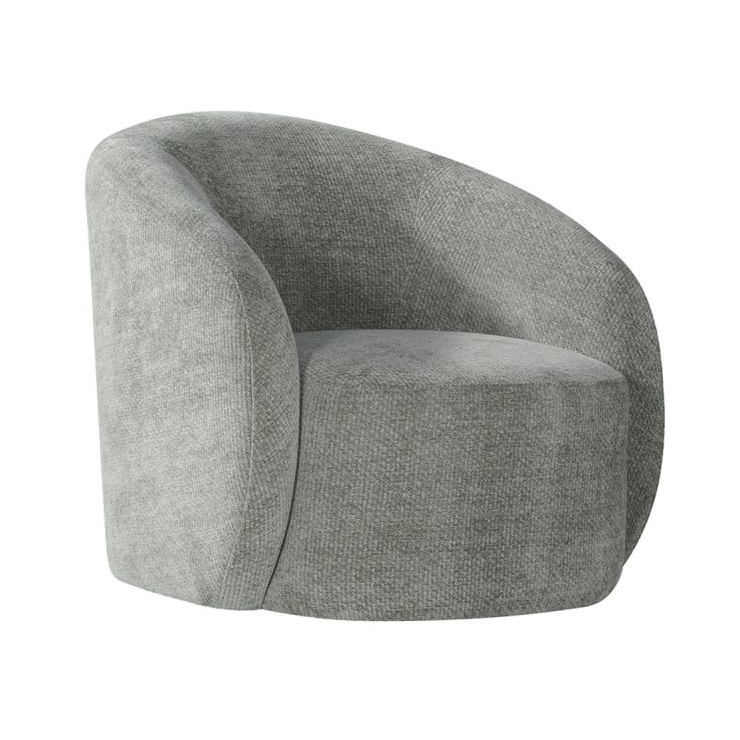 LABEL51 Fauteuil Alby Stof Stone Elite Zonder Poten