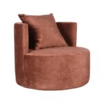 LABEL51 Fauteuil Evy 90cm Rust Velours Perspectief 1.jpg