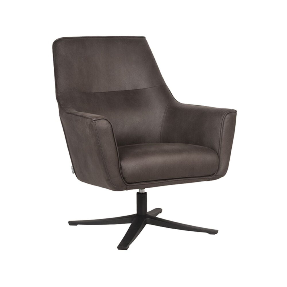 LABEL51 Fauteuil Tod Antraciet Microvezel 76x75x90 cm Perspectief.jpg