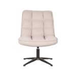 LABEL51 Fauteuil Vince Naturel Boucle 63x74x91 cm Voorkant