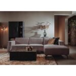 Tower Living Loungebank Leeds 2,5 zits+chaise lounge 453 moss grey