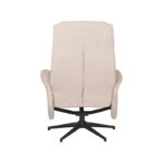 LABEL51 Relaxfauteuil Bergen 77x76x105 Cm Naturel Touch Achterkant v2