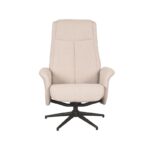 LABEL51 Relaxfauteuil Bergen 77x76x105 Cm Naturel Touch Voorkant v2