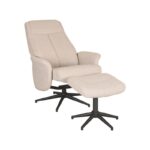 LABEL51 Relaxfauteuil Bergen Ottomane 77x76x105 Cm Naturel Touch Perspectief2 v2