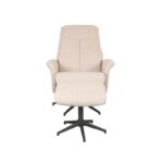 LABEL51 Relaxfauteuil Bergen Ottomane 77x76x105 Cm Naturel Touch Voorkant2 v2