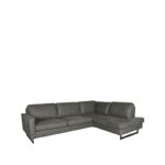 LABEL51 Hoekbank Allure Rechts 276x98x205 Cm Antraciet Micro Suede Perspectief (2)