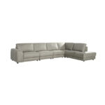 LABEL51 Loungebank Ottoman Tivoli 376 Cm Microvezel Dalton Taupe 5 Rechts