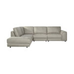 LABEL51 Loungebank Ottoman Tivoli Microvezel Dalton Taupe 5 Links