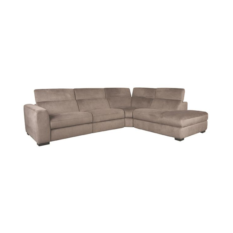 LABEL51 Loungebank Ottoman Livordo 2 5 Zits Ottoman Taupe Cosmo Perspectief