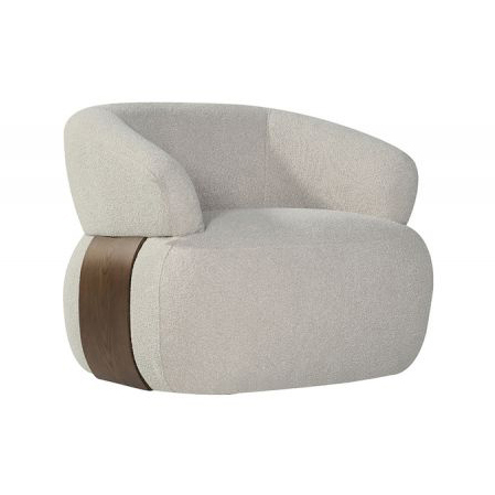 Label51 Draaifauteuil Valenza 83x79x73 Cm Naturel Touch Walnoot Eiken Perspectief 360